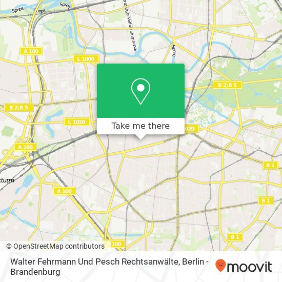 Walter Fehrmann Und Pesch Rechtsanwälte map