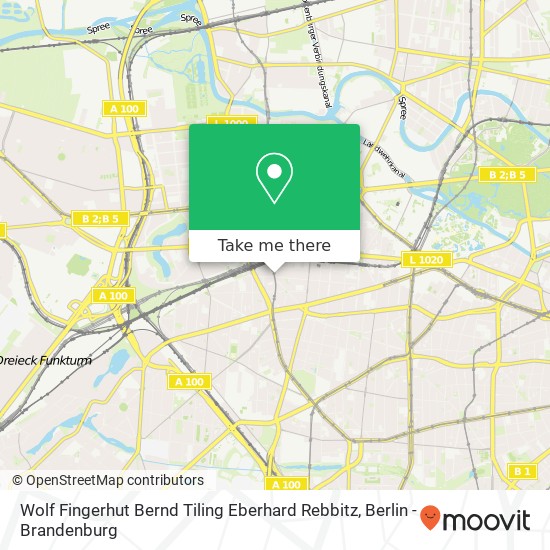 Карта Wolf Fingerhut Bernd Tiling Eberhard Rebbitz