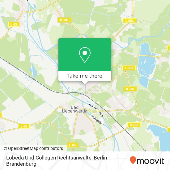 Lobeda Und Collegen Rechtsanwälte map