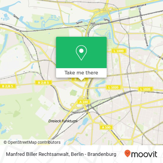 Manfred Biller Rechtsanwalt map