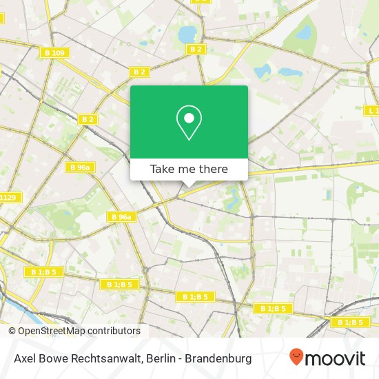 Axel Bowe Rechtsanwalt map