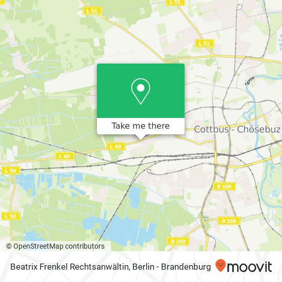 Карта Beatrix Frenkel Rechtsanwältin