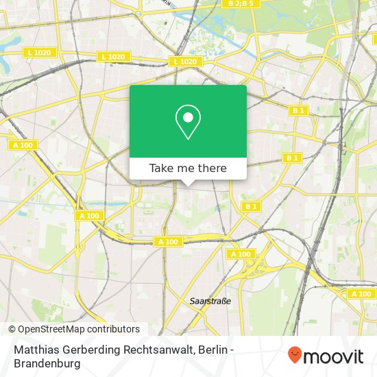 Matthias Gerberding Rechtsanwalt map
