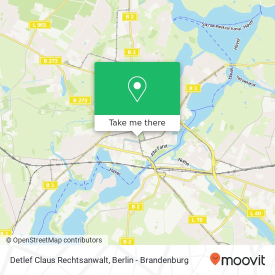 Detlef Claus Rechtsanwalt map