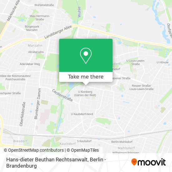 Hans-dieter Beuthan Rechtsanwalt map