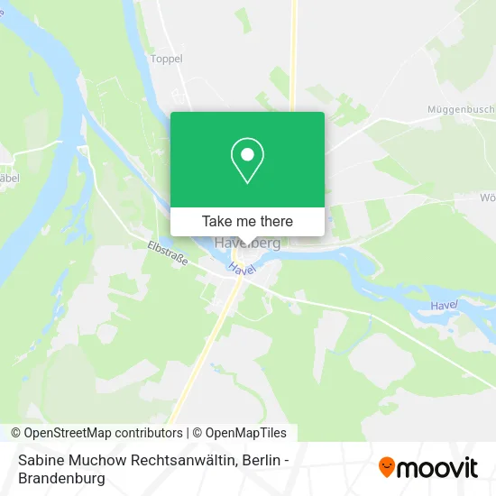 Карта Sabine Muchow Rechtsanwältin