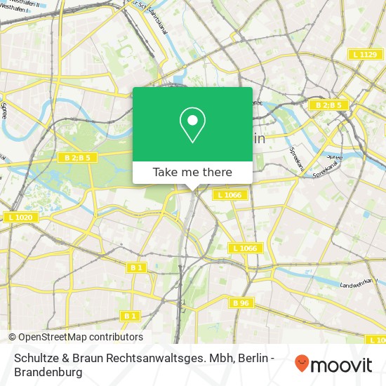 Schultze & Braun Rechtsanwaltsges. Mbh map