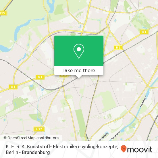 K. E. R. K. Kunststoff- Elektronik-recycling-konzepte map