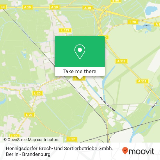 Hennigsdorfer Brech- Und Sortierbetriebe Gmbh map