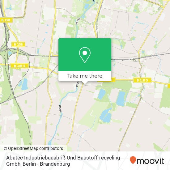 Карта Abatec Industriebauabriß Und Baustoff-recycling Gmbh