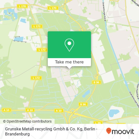 Карта Grunske Metall-recycling Gmbh & Co. Kg
