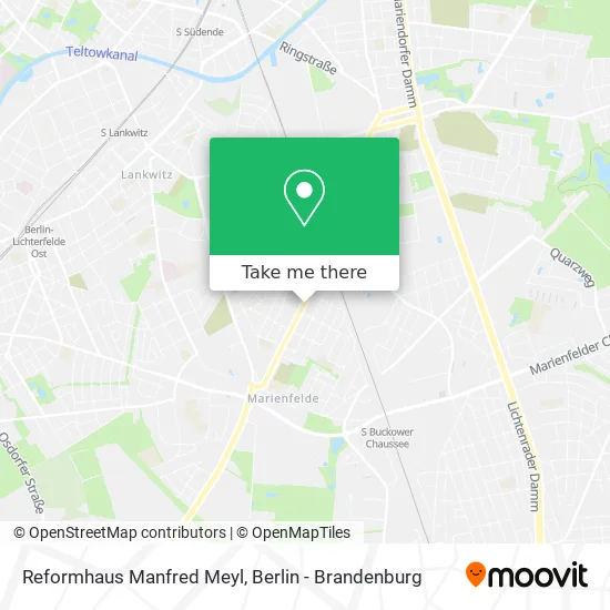 Карта Reformhaus Manfred Meyl