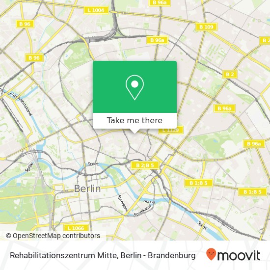 Rehabilitationszentrum Mitte map