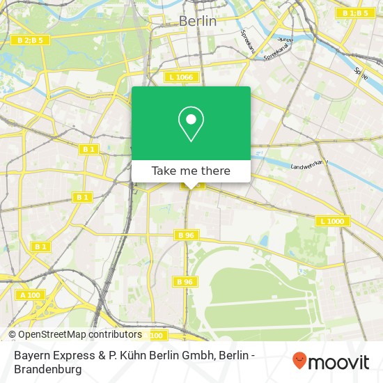 Bayern Express & P. Kühn Berlin Gmbh map