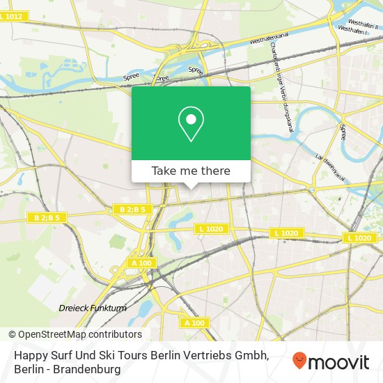 Happy Surf Und Ski Tours Berlin Vertriebs Gmbh map