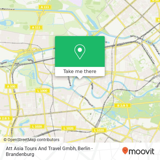 Att Asia Tours And Travel Gmbh map