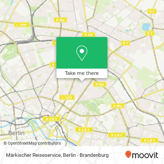 Märkischer Reiseservice map