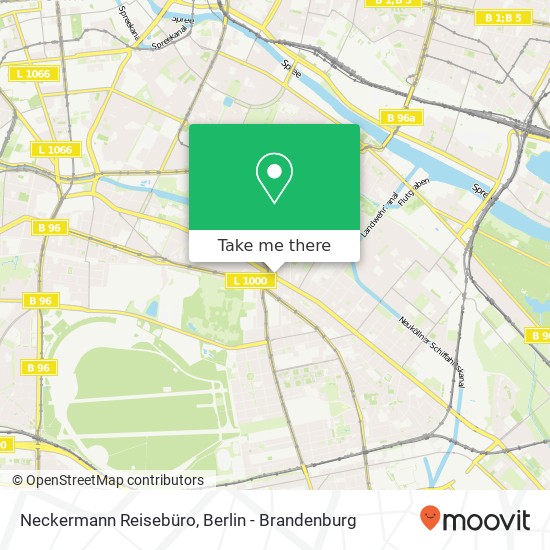 Neckermann Reisebüro map