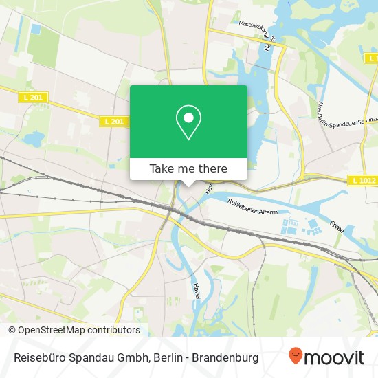 Карта Reisebüro Spandau Gmbh