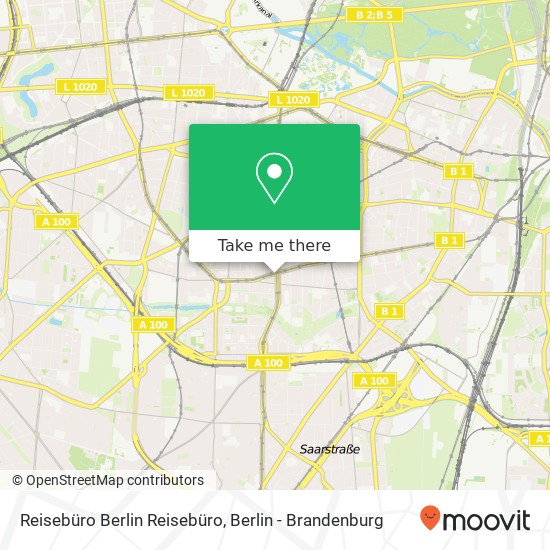 Reisebüro Berlin Reisebüro map