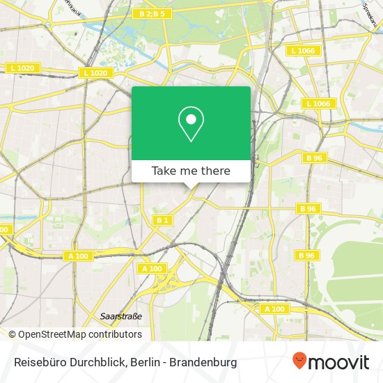 Reisebüro Durchblick map