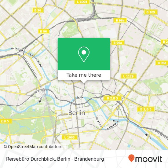 Reisebüro Durchblick map