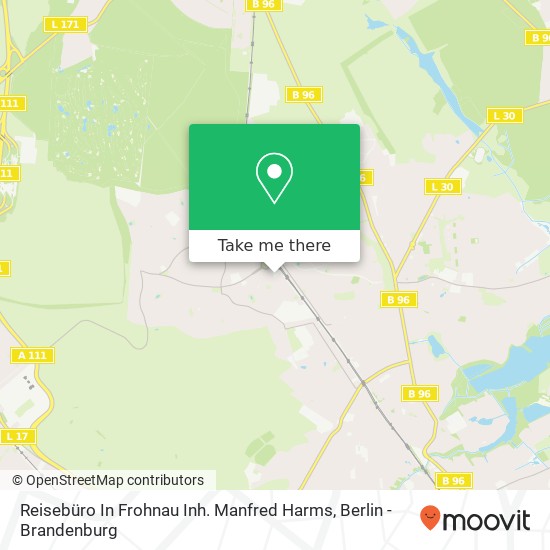 Reisebüro In Frohnau Inh. Manfred Harms map