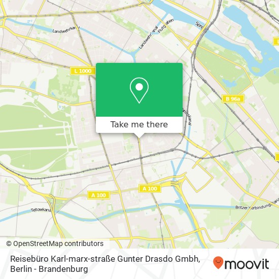 Reisebüro Karl-marx-straße Gunter Drasdo Gmbh map