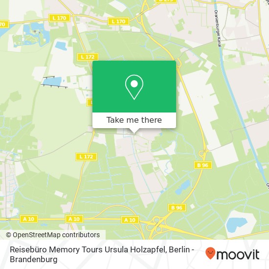 Reisebüro Memory Tours Ursula Holzapfel map