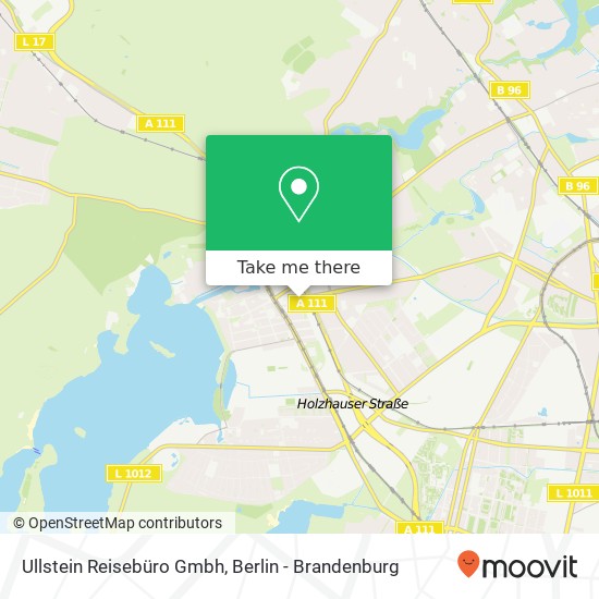 Ullstein Reisebüro Gmbh map