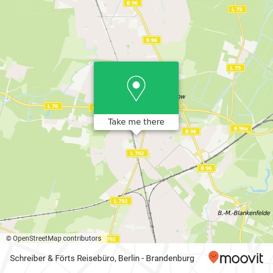 Schreiber & Förts Reisebüro map