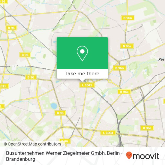 Busunternehmen Werner Ziegelmeier Gmbh map