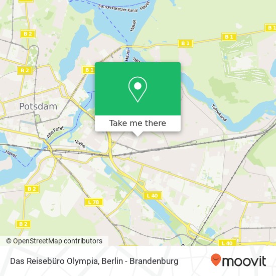 Das Reisebüro Olympia map