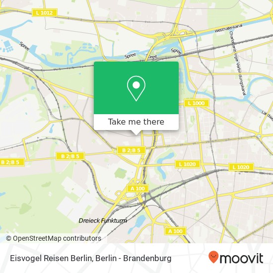 Eisvogel Reisen Berlin map