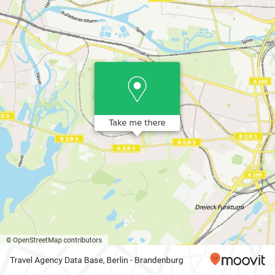 Travel Agency Data Base map