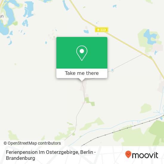 Карта Ferienpension Im Osterzgebirge