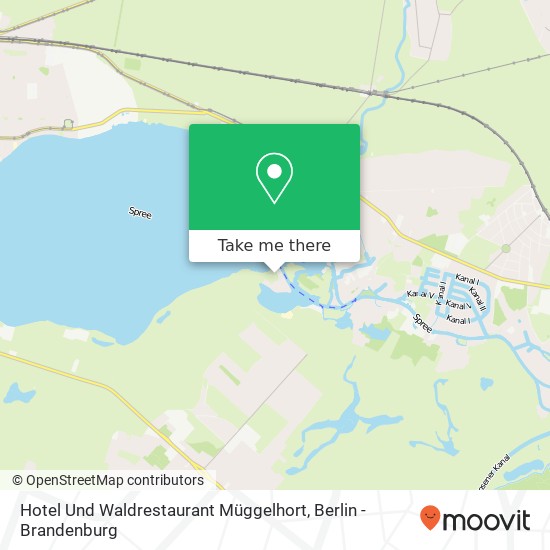 Карта Hotel Und Waldrestaurant Müggelhort