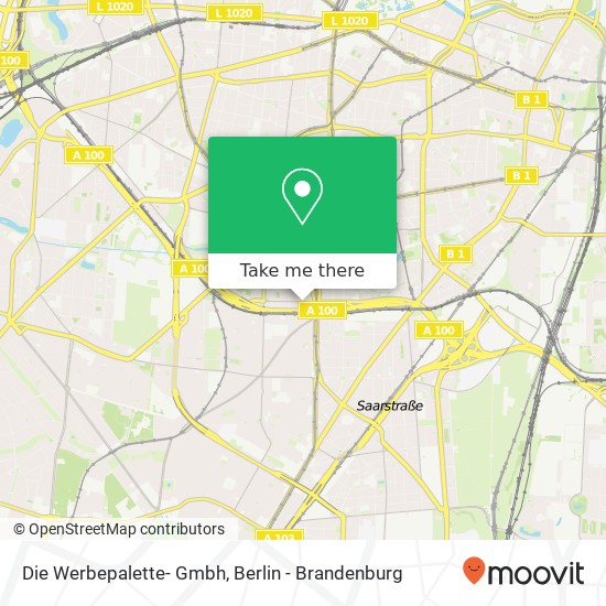 Die Werbepalette- Gmbh map