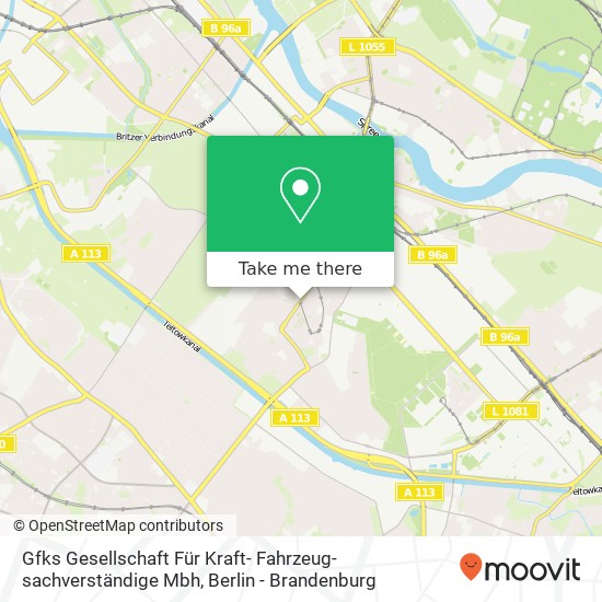 Карта Gfks Gesellschaft Für Kraft- Fahrzeug-sachverständige Mbh