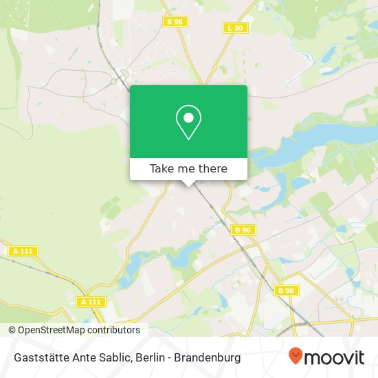 Карта Gaststätte Ante Sablic