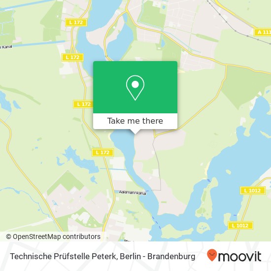 Technische Prüfstelle Peterk map