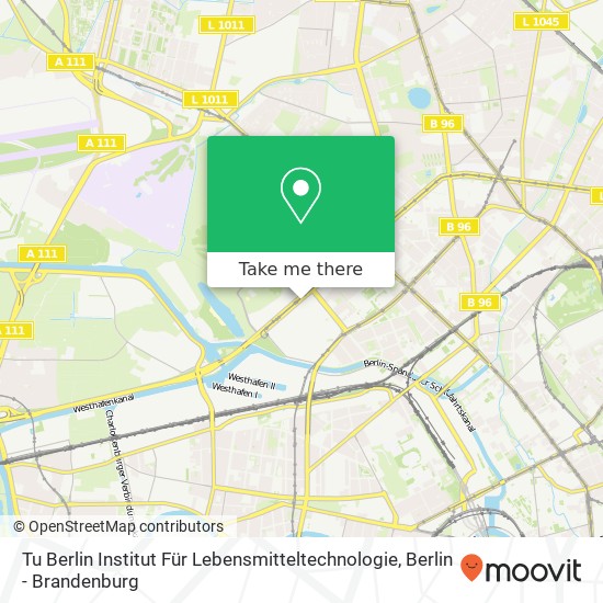 Tu Berlin Institut Für Lebensmitteltechnologie map