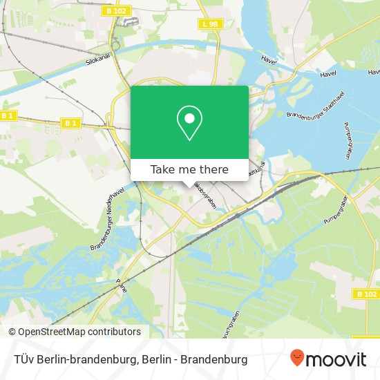 TÜv Berlin-brandenburg map