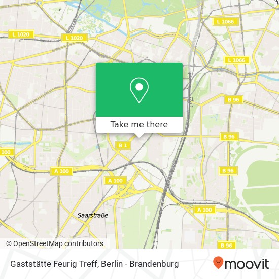 Gaststätte Feurig Treff map