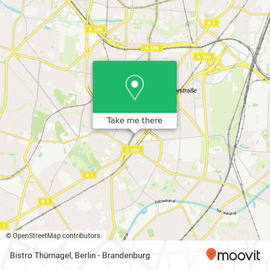 Bistro Thürnagel map