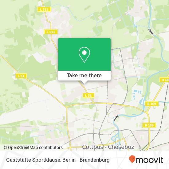 Gaststätte Sportklause map