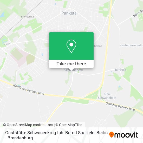 Карта Gaststätte Schwanenkrug Inh. Bernd Sparfeld