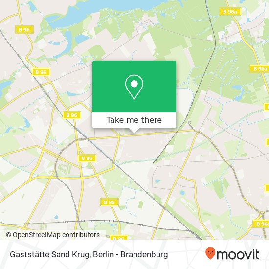 Карта Gaststätte Sand Krug
