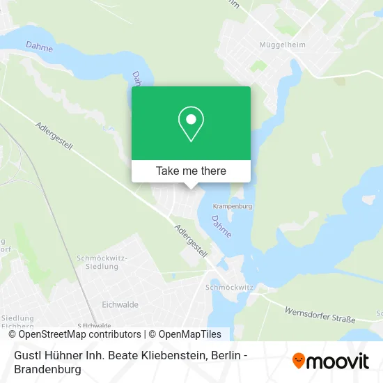 Карта Gustl Hühner Inh. Beate Kliebenstein