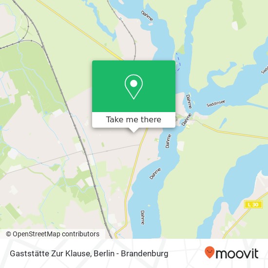 Карта Gaststätte Zur Klause